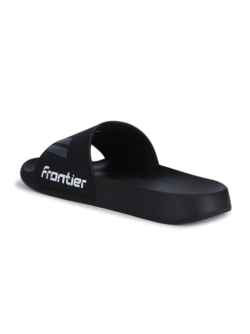 SL-438 Black Men's Slippers